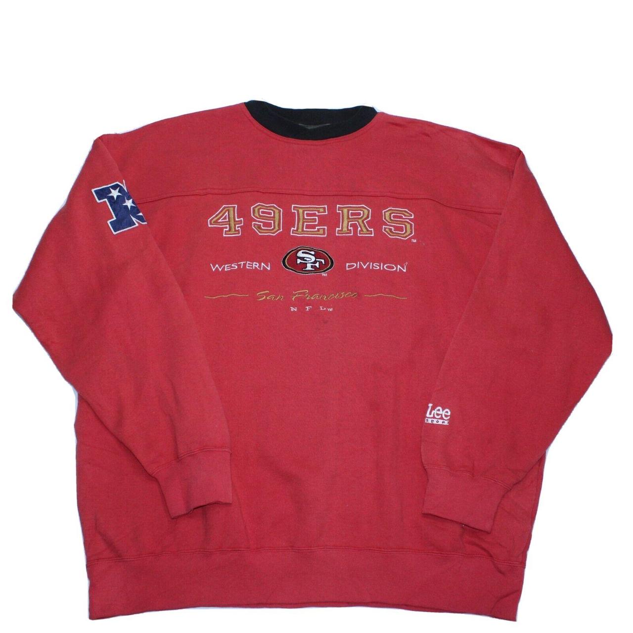 San Francisco 49ers Embroidered Sweatshirt, NFL Embroidered