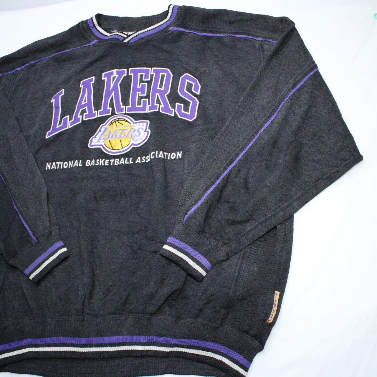 Vintage Lee Sport Sweatshirt Rare LA Lakers NBA - Depop