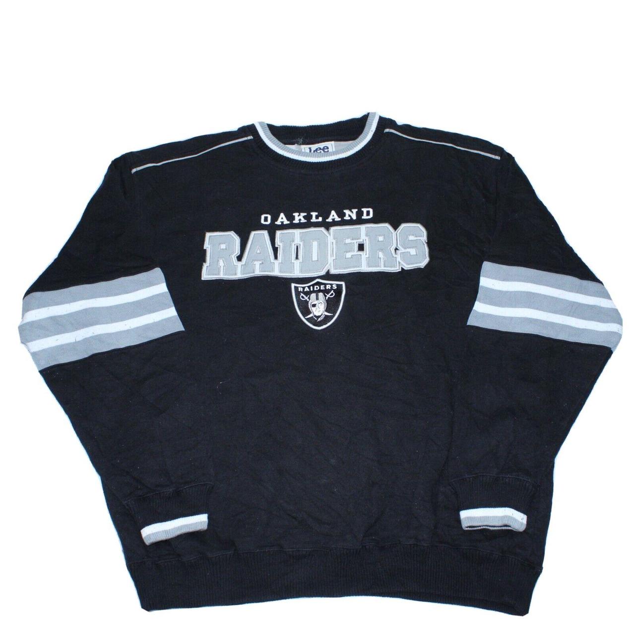 Vintage 90s Oakland Raiders Sweatshirt Crewneck NFL Logo 7 