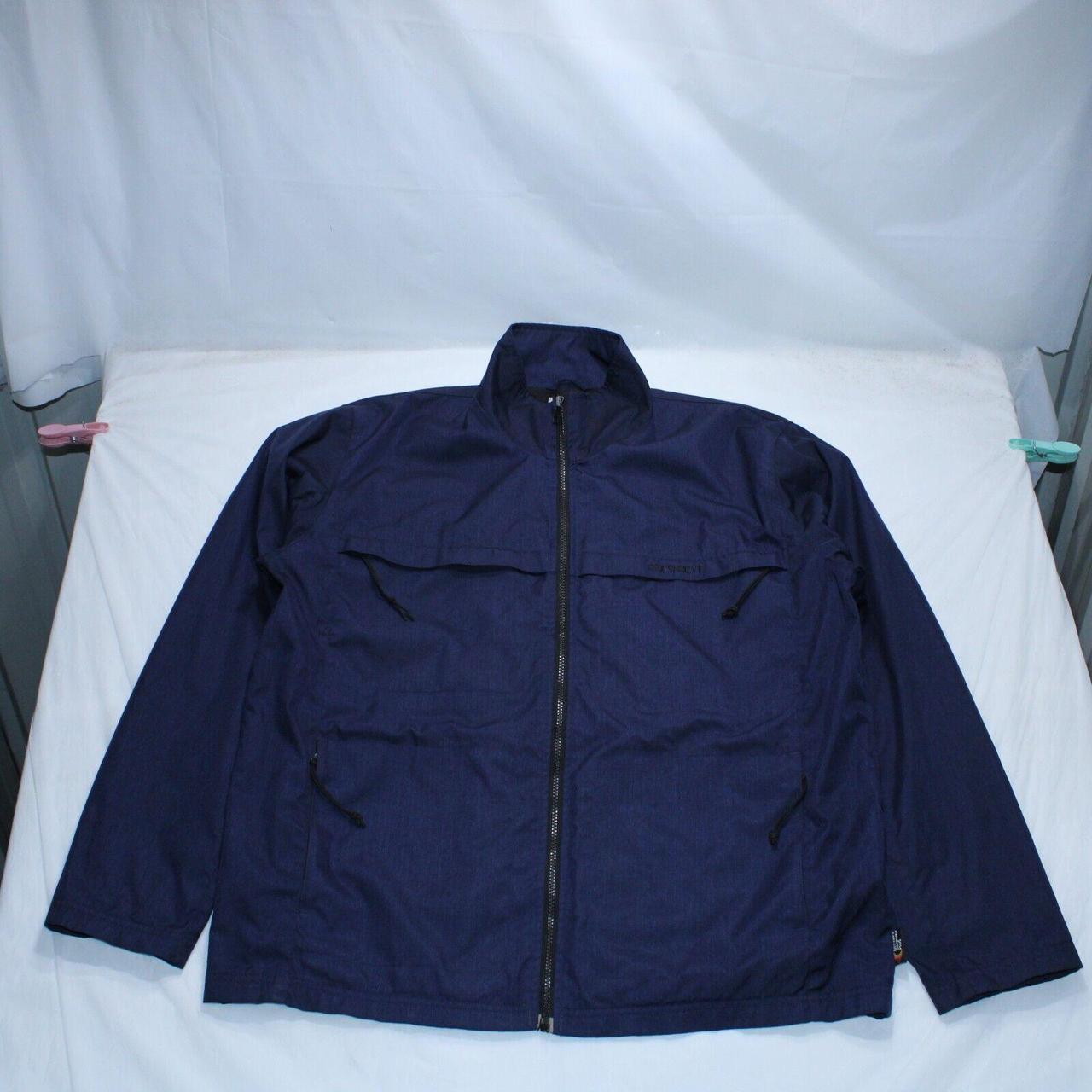 Carhartt Cordura Plus Jacket Nylon Navy Blue Zip Up... - Depop