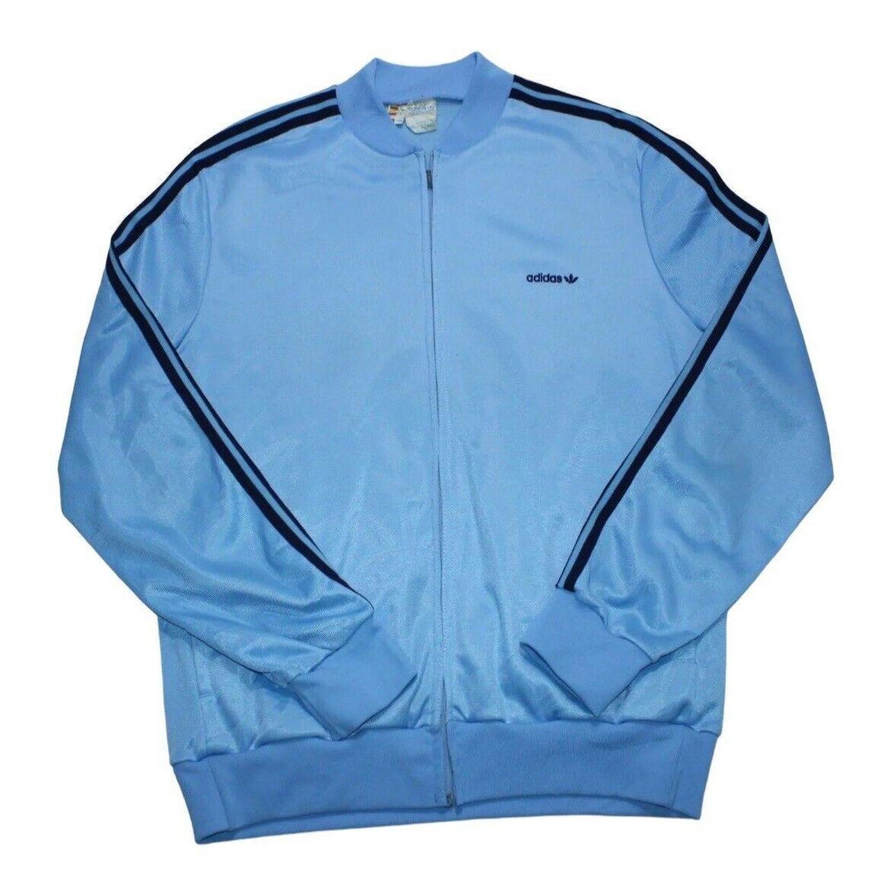 Vintage Adidas Ventex Track Jacket M Blue 70s OG... - Depop