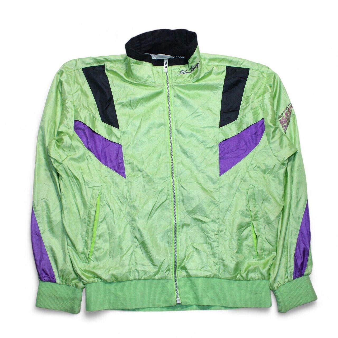 Puma windbreaker green online