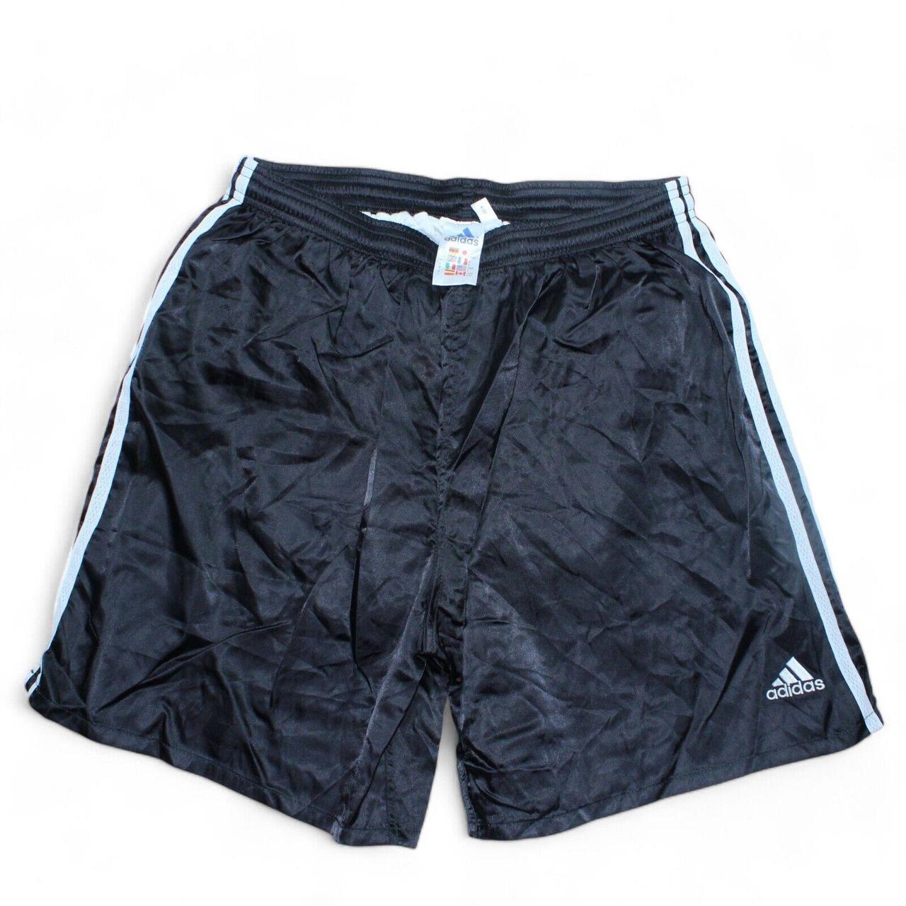 Adidas Satin Shell Shorts Mens Sports W32 36 Black. Depop