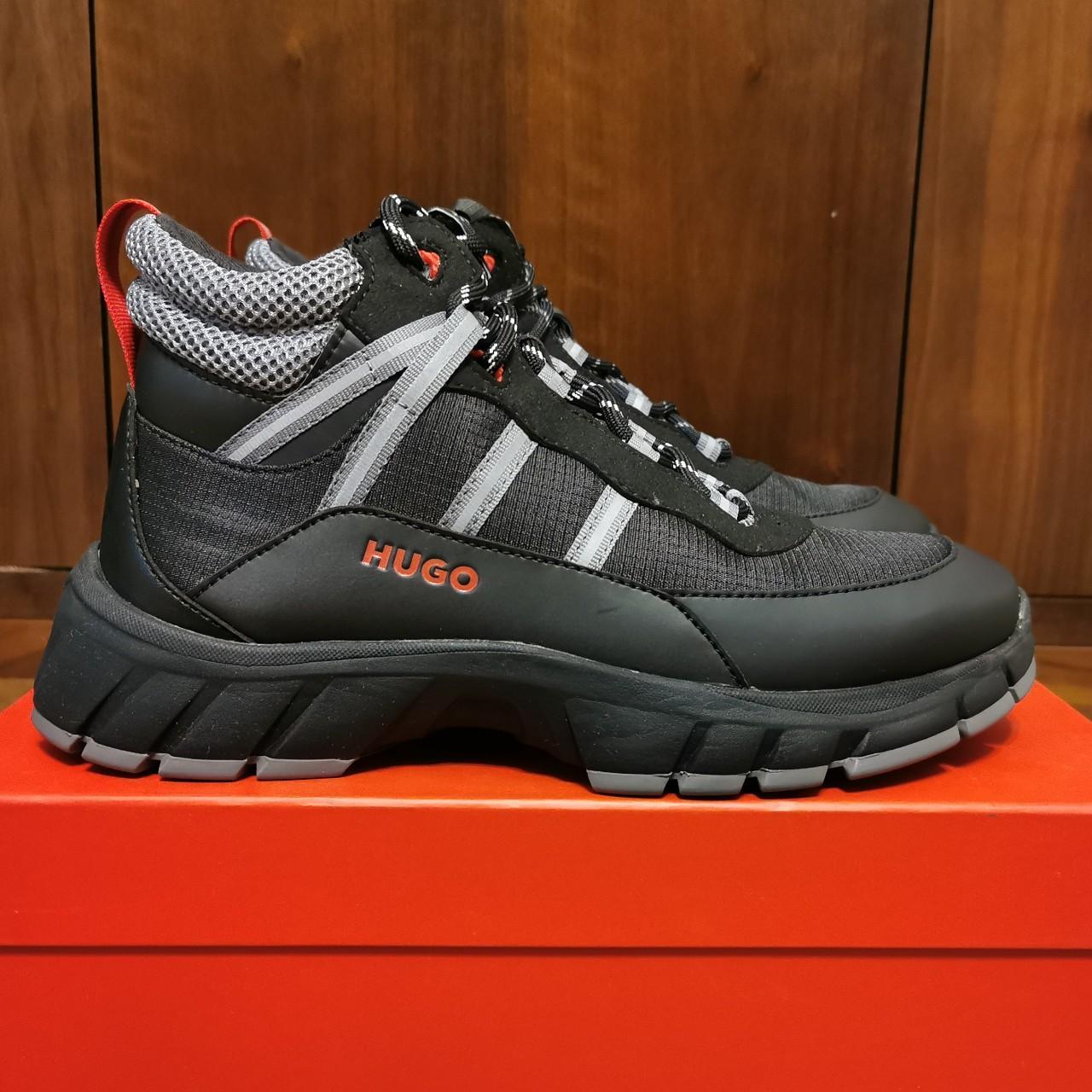 mens hugo boss black trainers