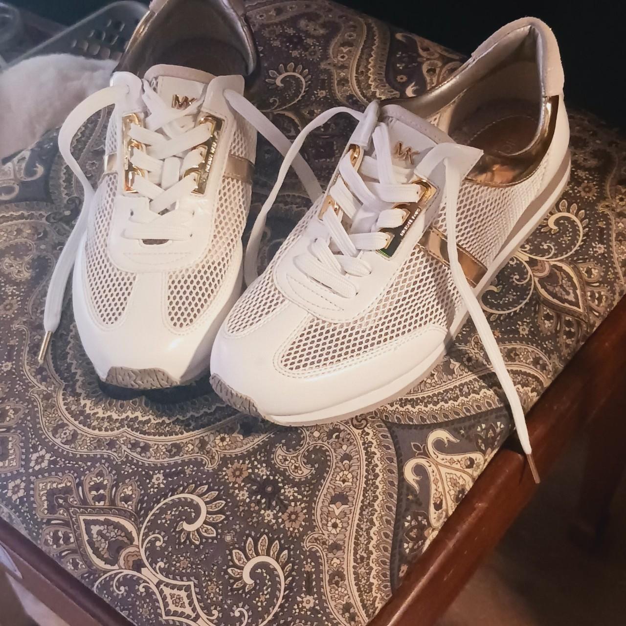 Michael kors hot sale mesh trainers