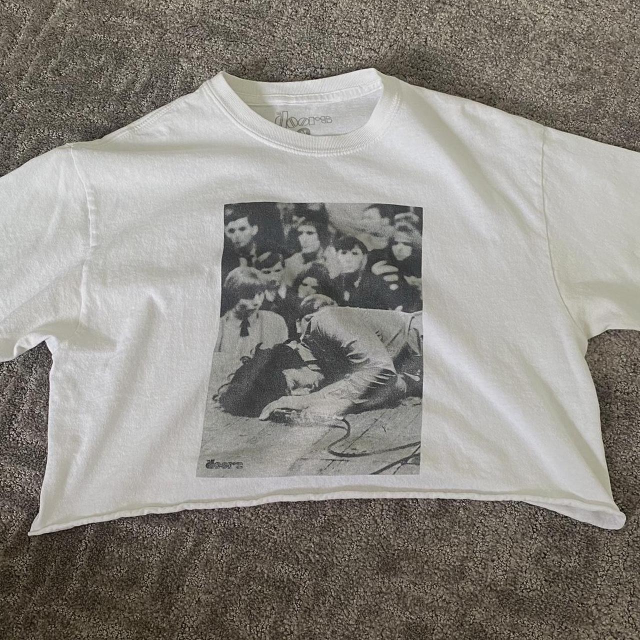 brandy melville the doors cropped band tee☁️ +bought... - Depop