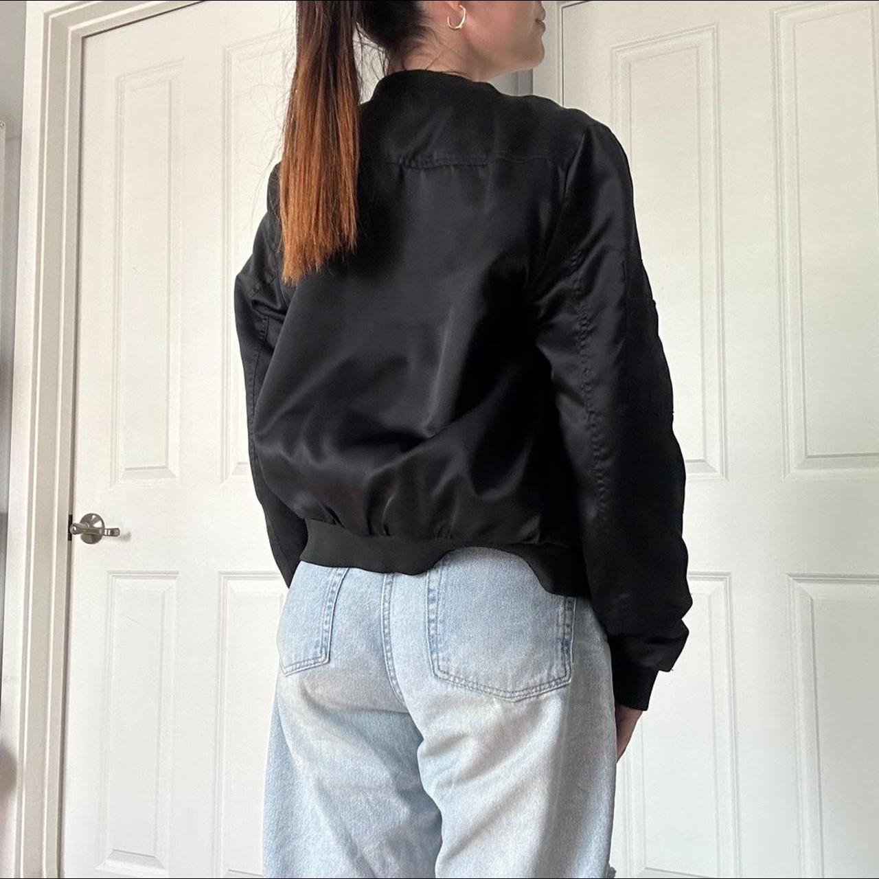 Papaya Women's Black Jacket Depop