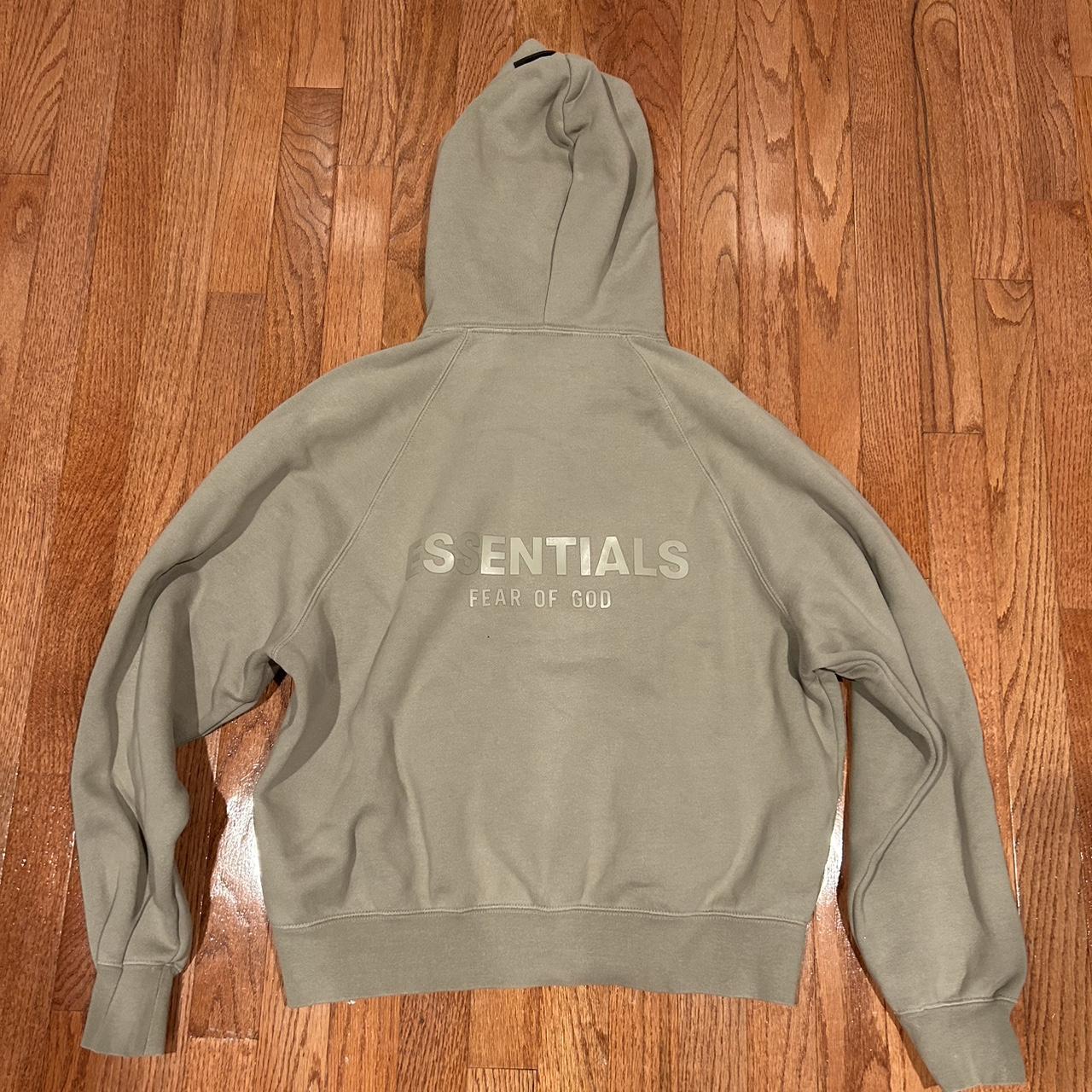 Essentials men’s xxs back graphic hoodie only worn a... Depop