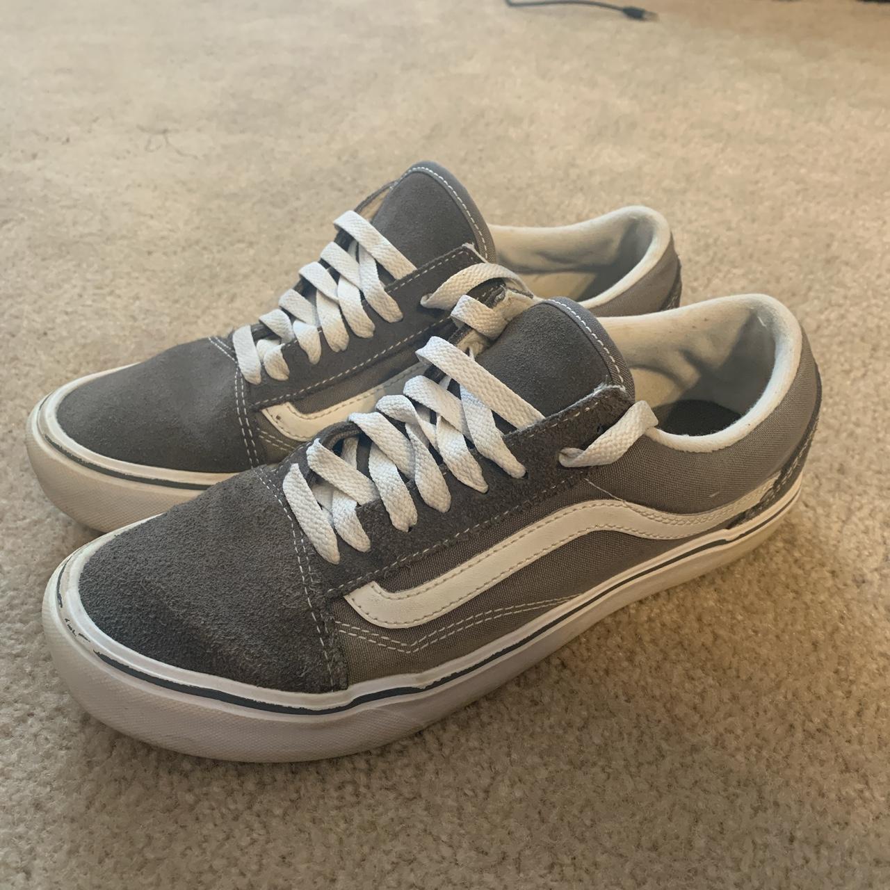 Ladies grey vans outlet shoes