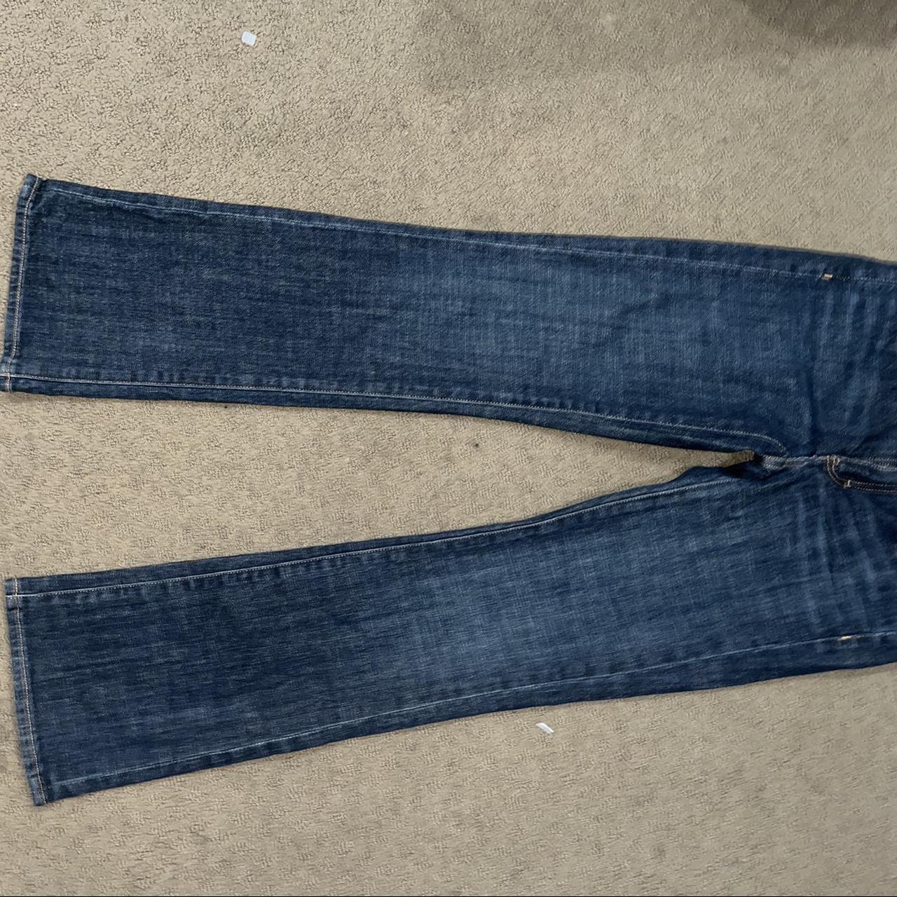J. CREW. Bootcut jeans. Size 24. Low rise. Dark wash Depop