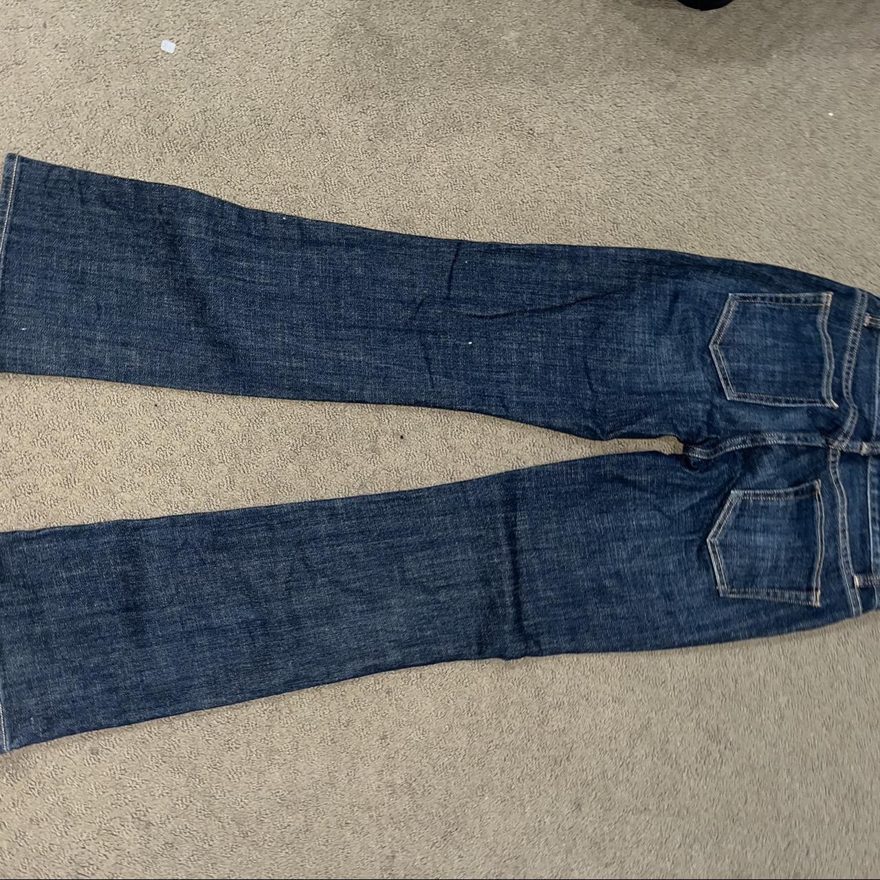 J. CREW. Bootcut jeans. Size 24. Low rise. Dark wash Depop