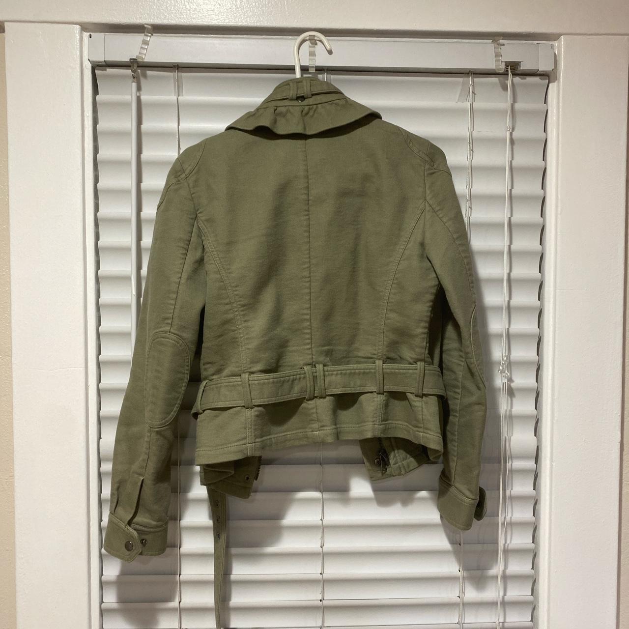 Banana Republic Women's Khaki and Green Jacket | Depop