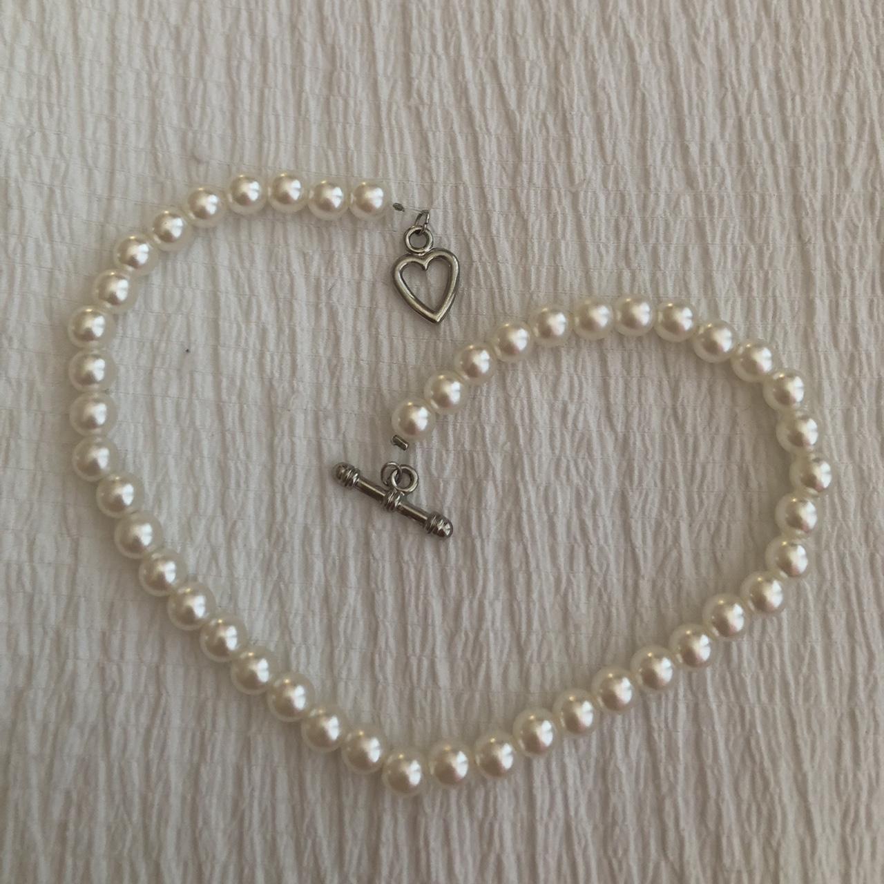 Brandy Melville pearl necklace 🤍 ୨୧ in good - Depop