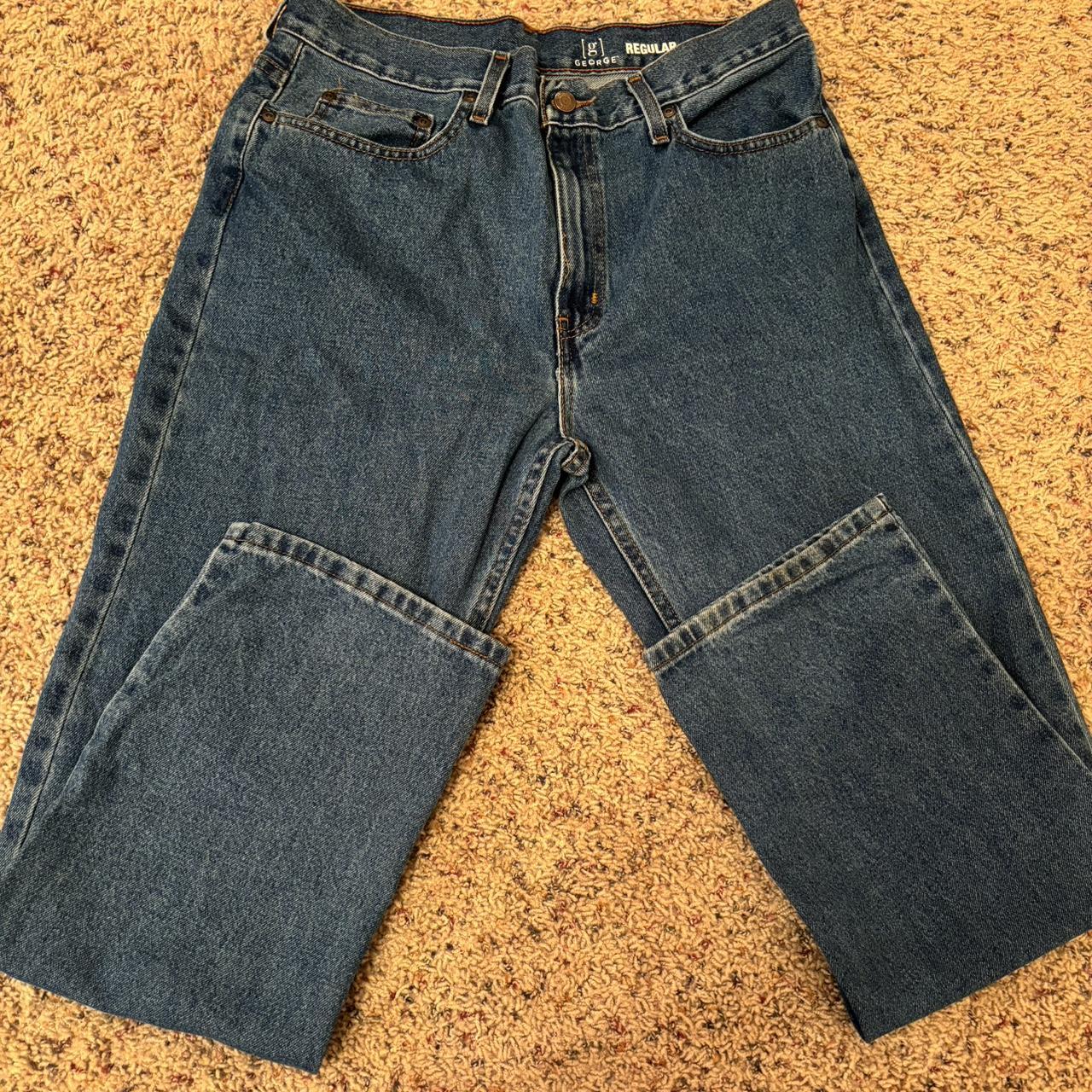 baggy blue skater jeans ( originally men jeans ) ୨୧... - Depop