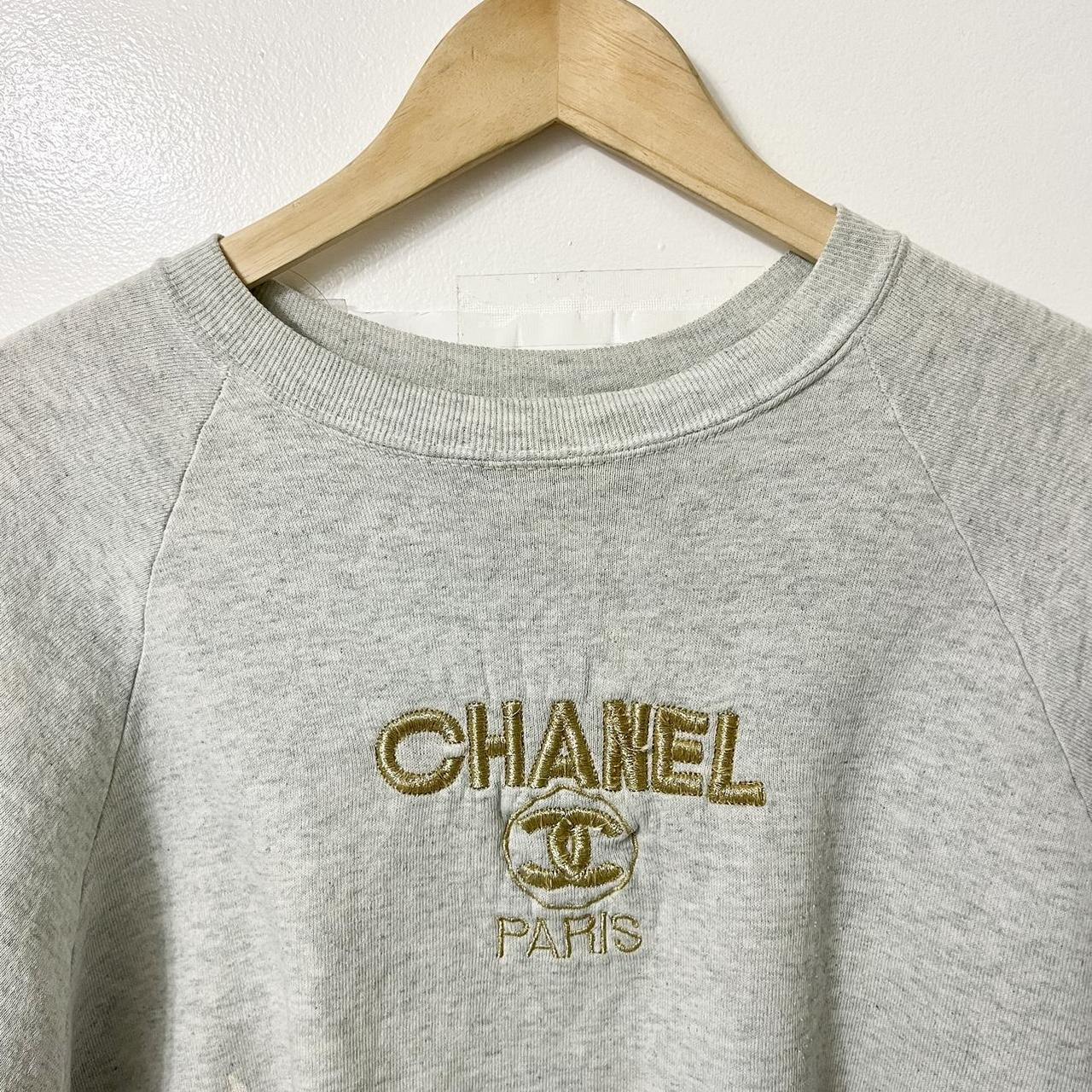 Chanel Men's Grey Sweatshirt | Depop