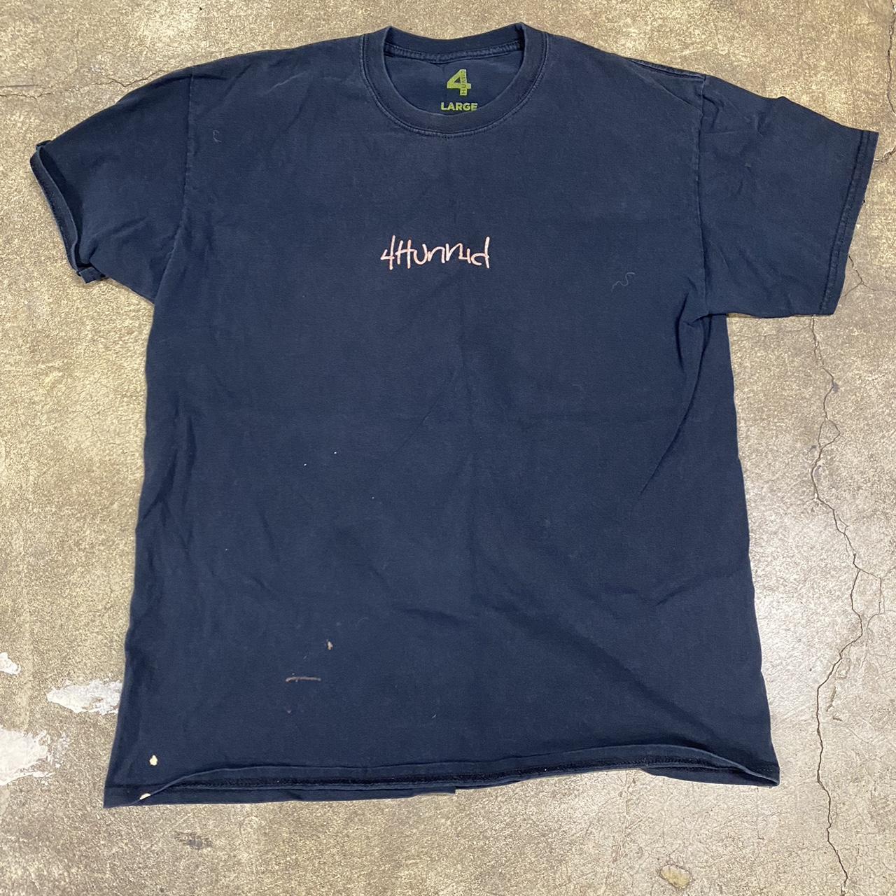 4 hundrid skate tee size L if you have any... - Depop