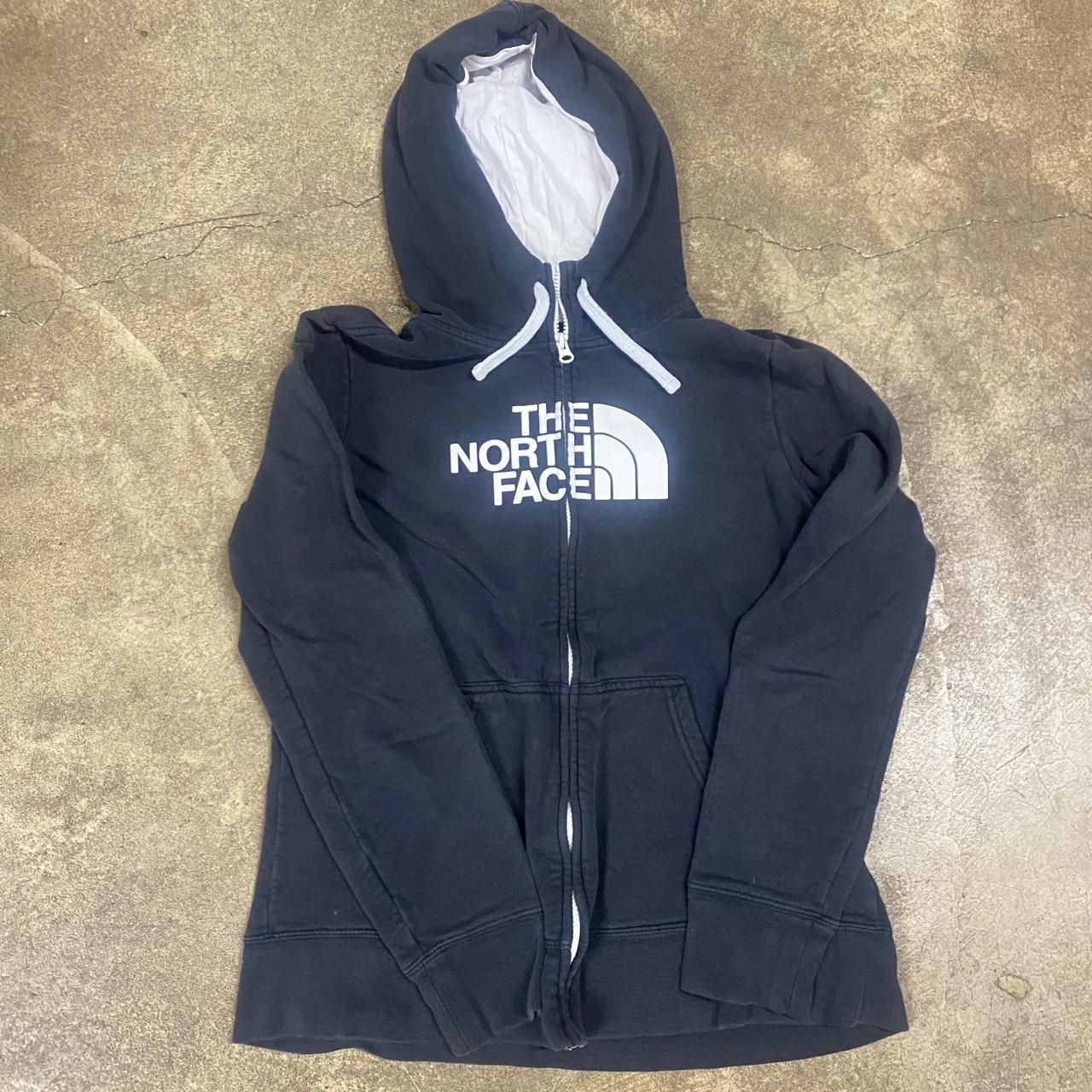 north face zip up size L if you have any questions... - Depop