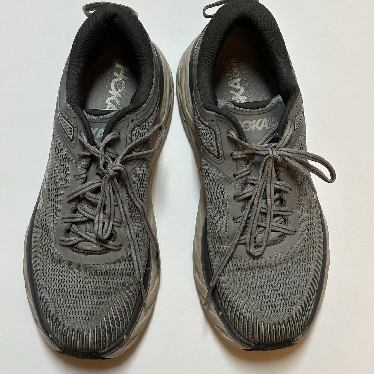 Hoka One One Bondi 7 Men's Size 10.5 Gray Shoes... - Depop