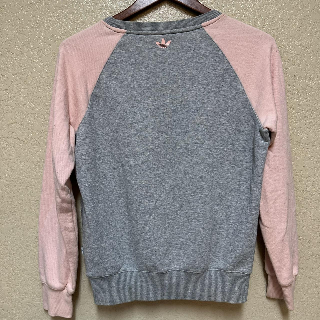 Adidas Originals Raglan Trefoil Pink Gray Depop