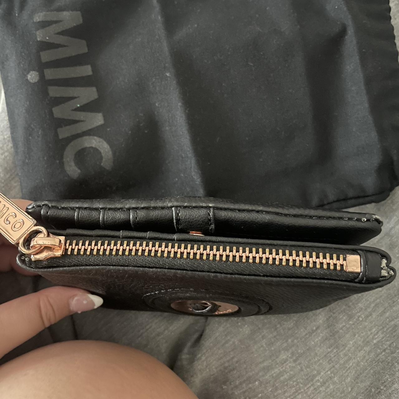 Mimco “MimMazing Medium Wallet. Black with Rose... Depop
