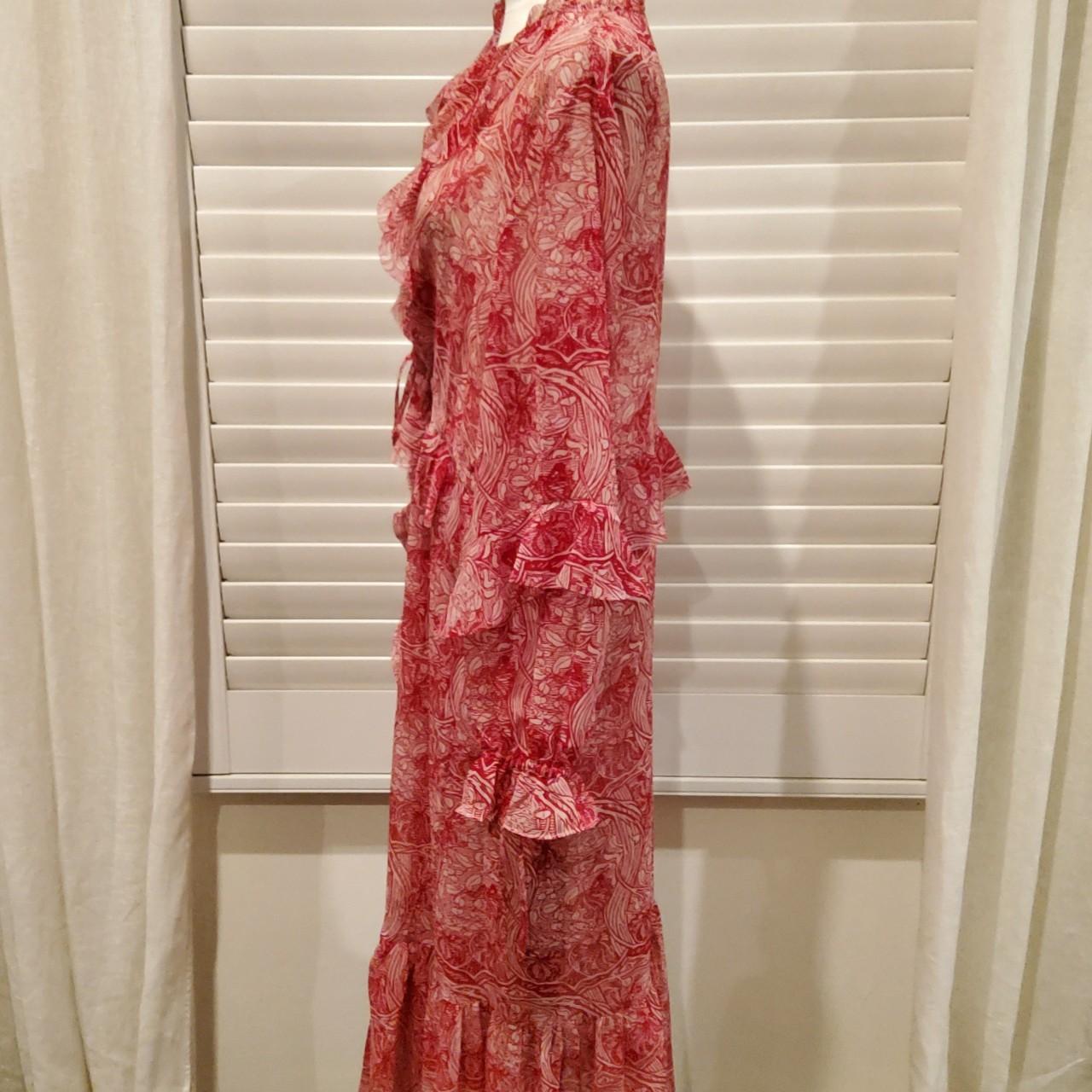 Ted Baker Alissia Ruffle Midi Dress AU 10 $569 Depop