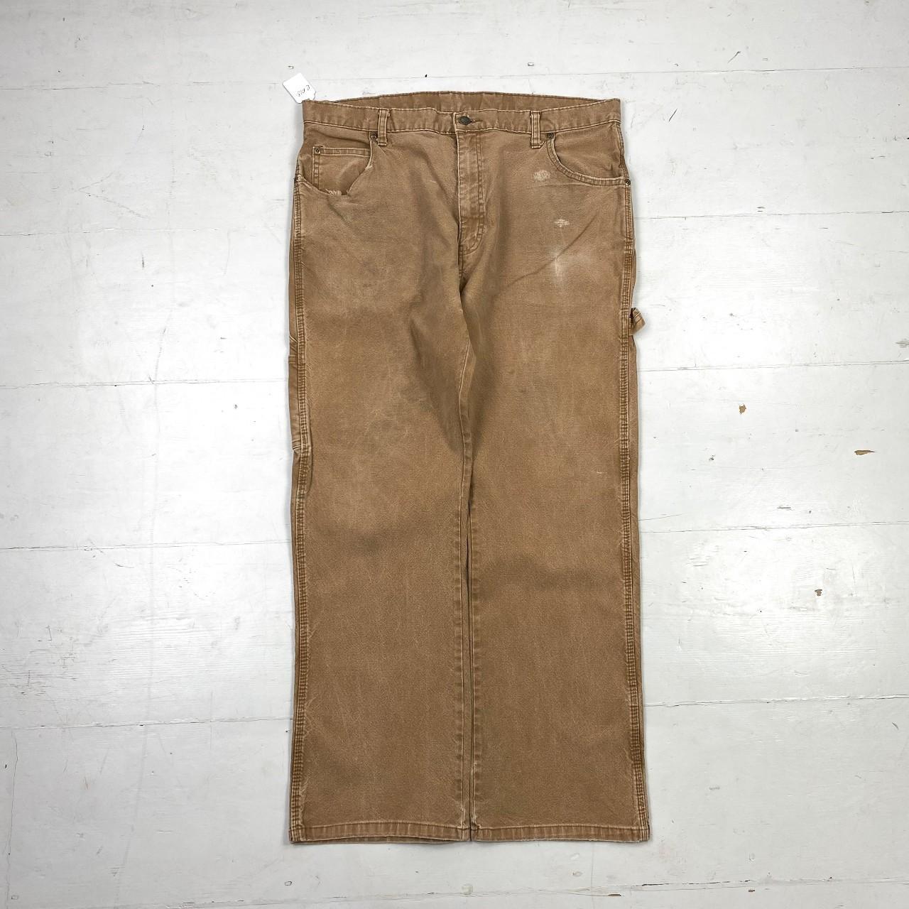 Dickies Men's Tan Jeans | Depop