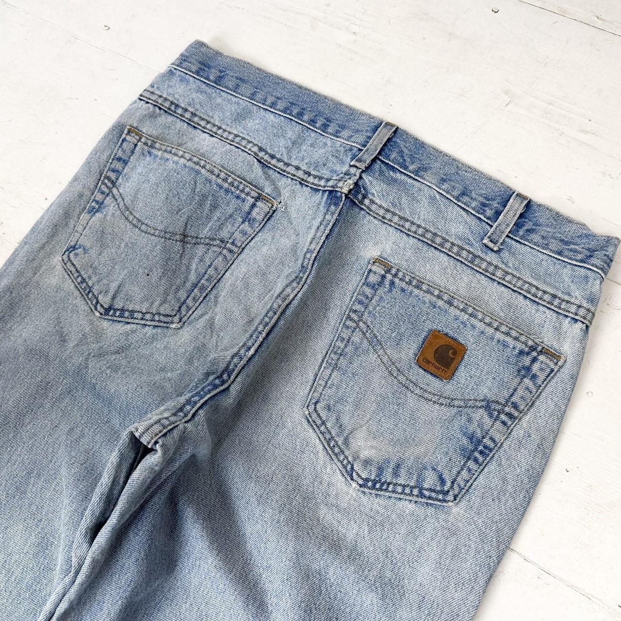 Carhartt Men's Blue Jeans | Depop