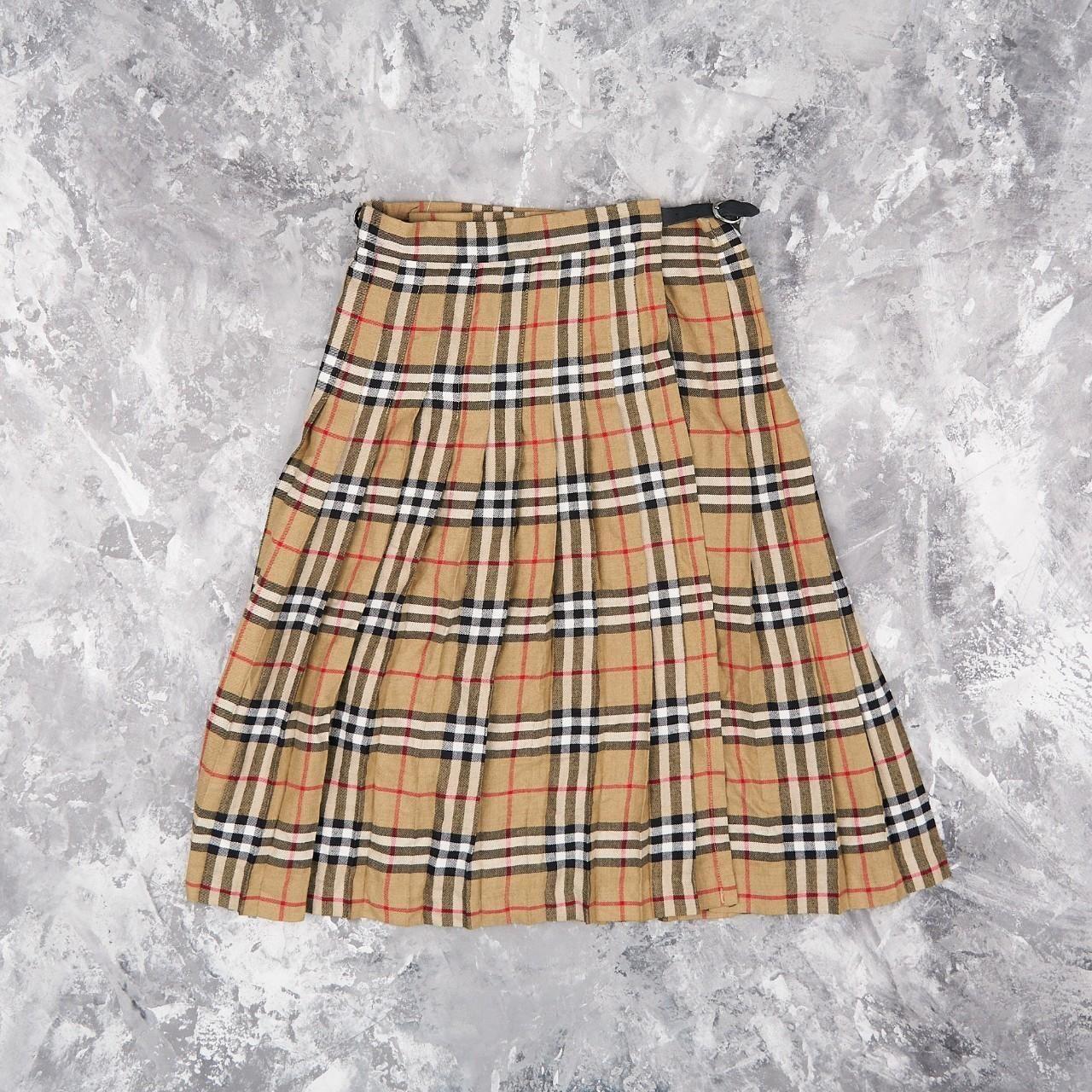 Burberry skirt depop sale