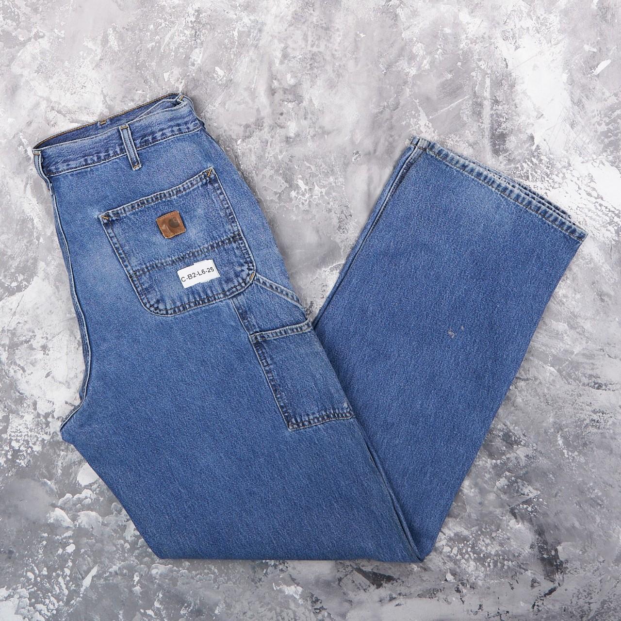 Vintage Carhartt Relaxed Straight Fit Trousers... - Depop