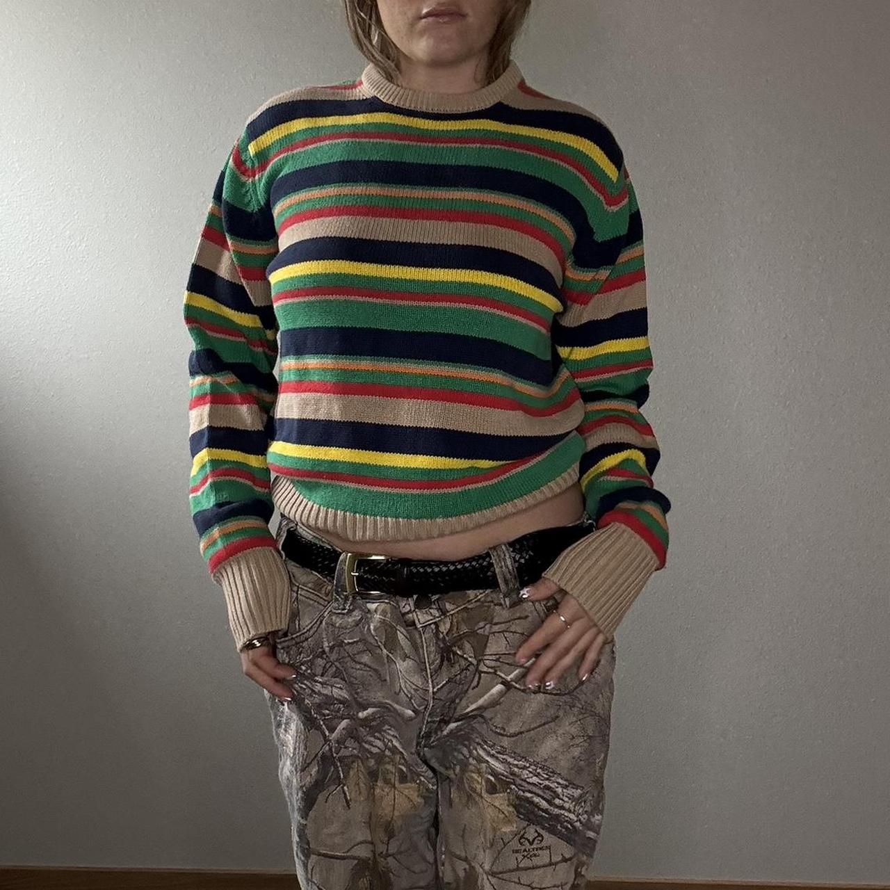 Women's Sweater - Multi - M – 100% C O T T O N … - image 1