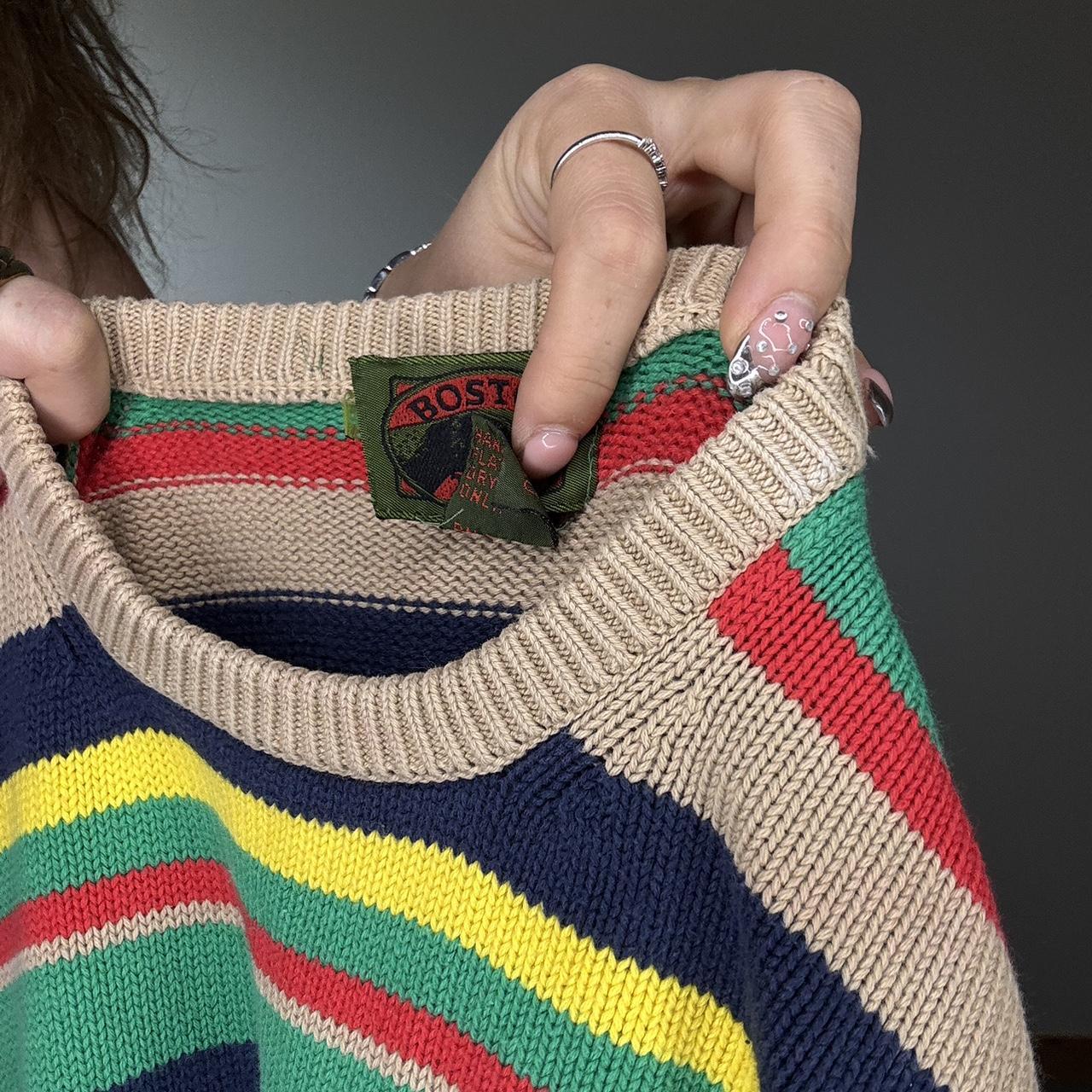 Women's Sweater - Multi - M – 100% C O T T O N … - image 3