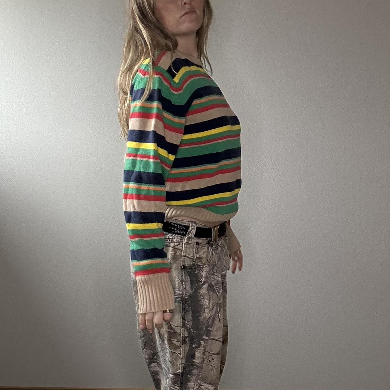 Women's Sweater - Multi - M – 100% C O T T O N … - image 5