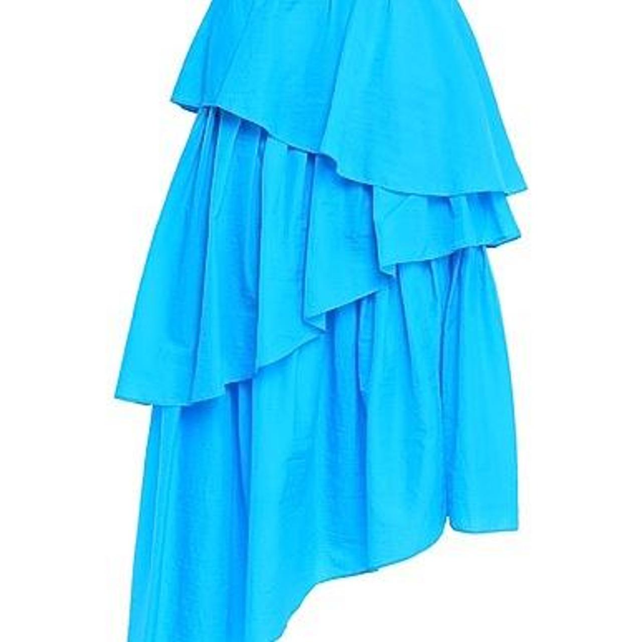 House Of Holland Women S Blue Skirt Depop