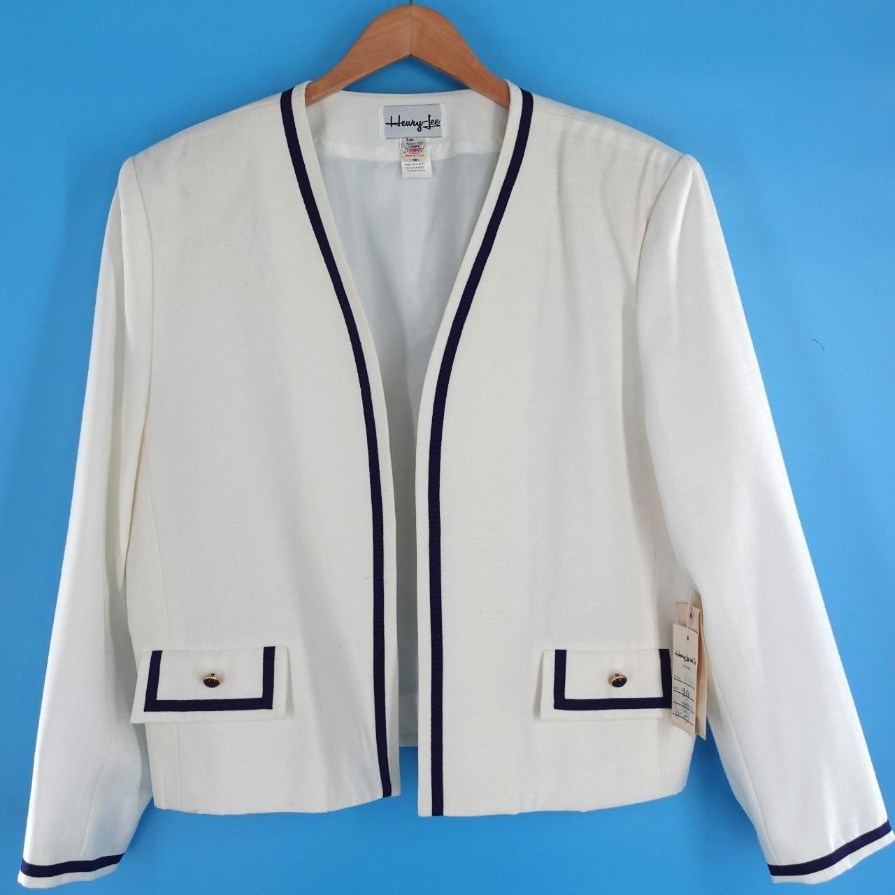 White blazer sales size 20