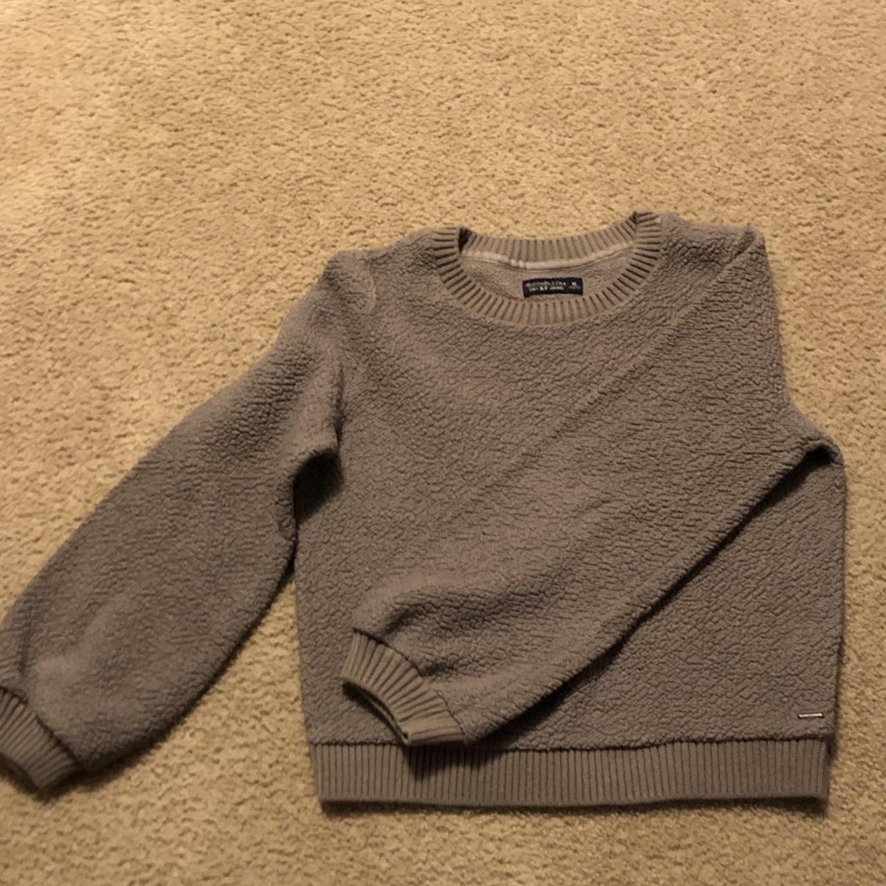 Sherpa sweater, Amber, Crombie and Fitch, fall, M,... - Depop