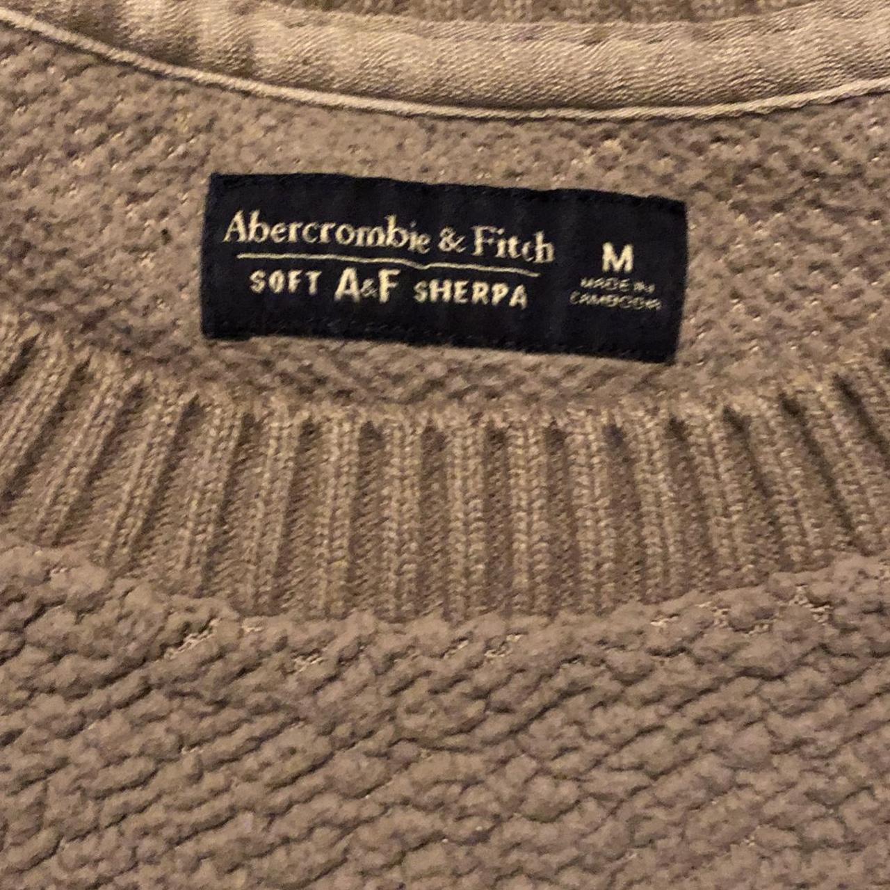 Sherpa sweater, Amber, Crombie and Fitch, fall, M,... - Depop