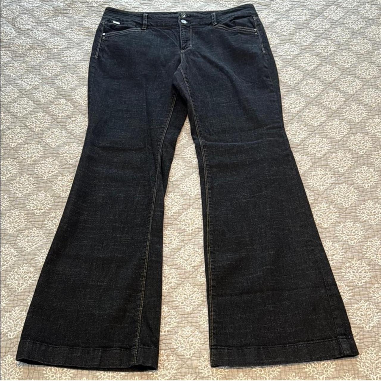 White House Black Market Flare Jeans Size 8r Depop