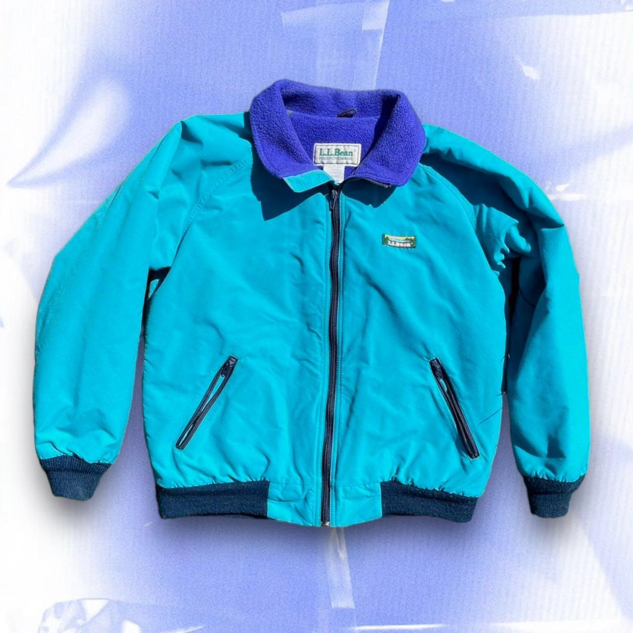 Vintage L.L. Bean Bomber Jacket beautiful colors!... Depop