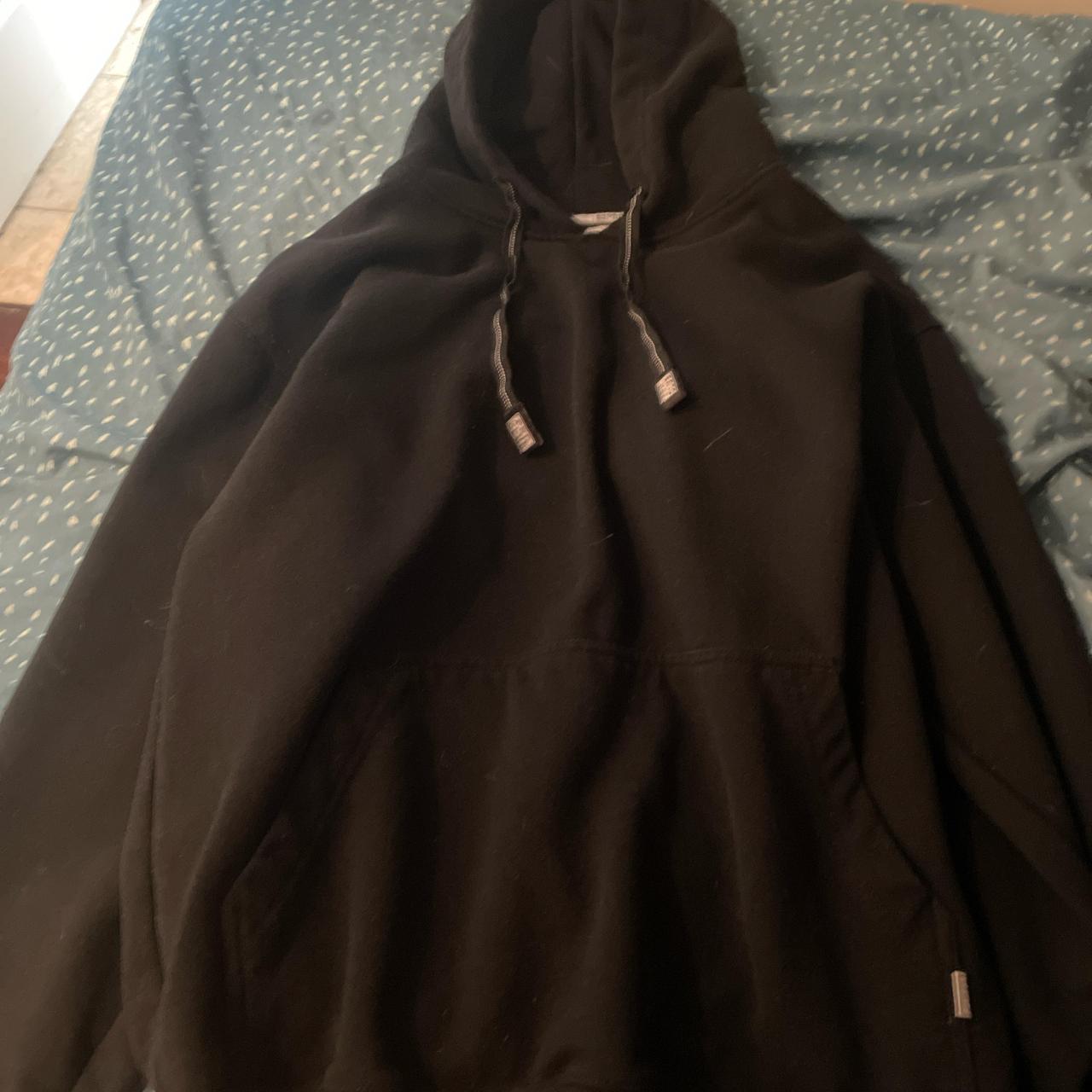 pro club hoodie black size medium barely... - Depop