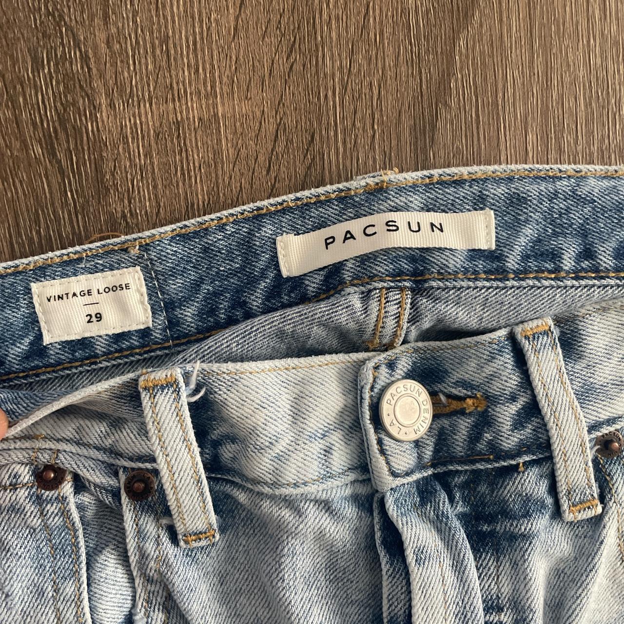 Mens acid wash pac sun jeans, W29 L30, no flaws... - Depop