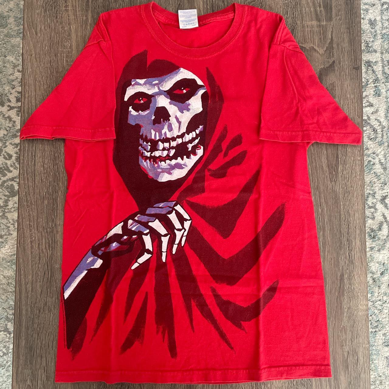 Gildan Heavy Cotton Misfits 2002 Vintage Skull Face... - Depop