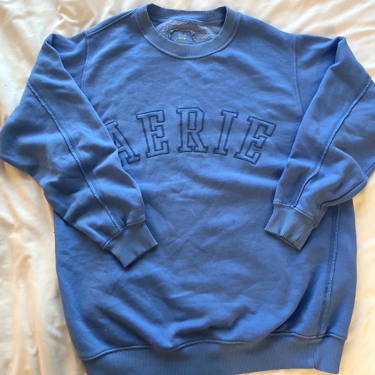 AERIE crewneck -super cute and comfy -size M -small... - Depop