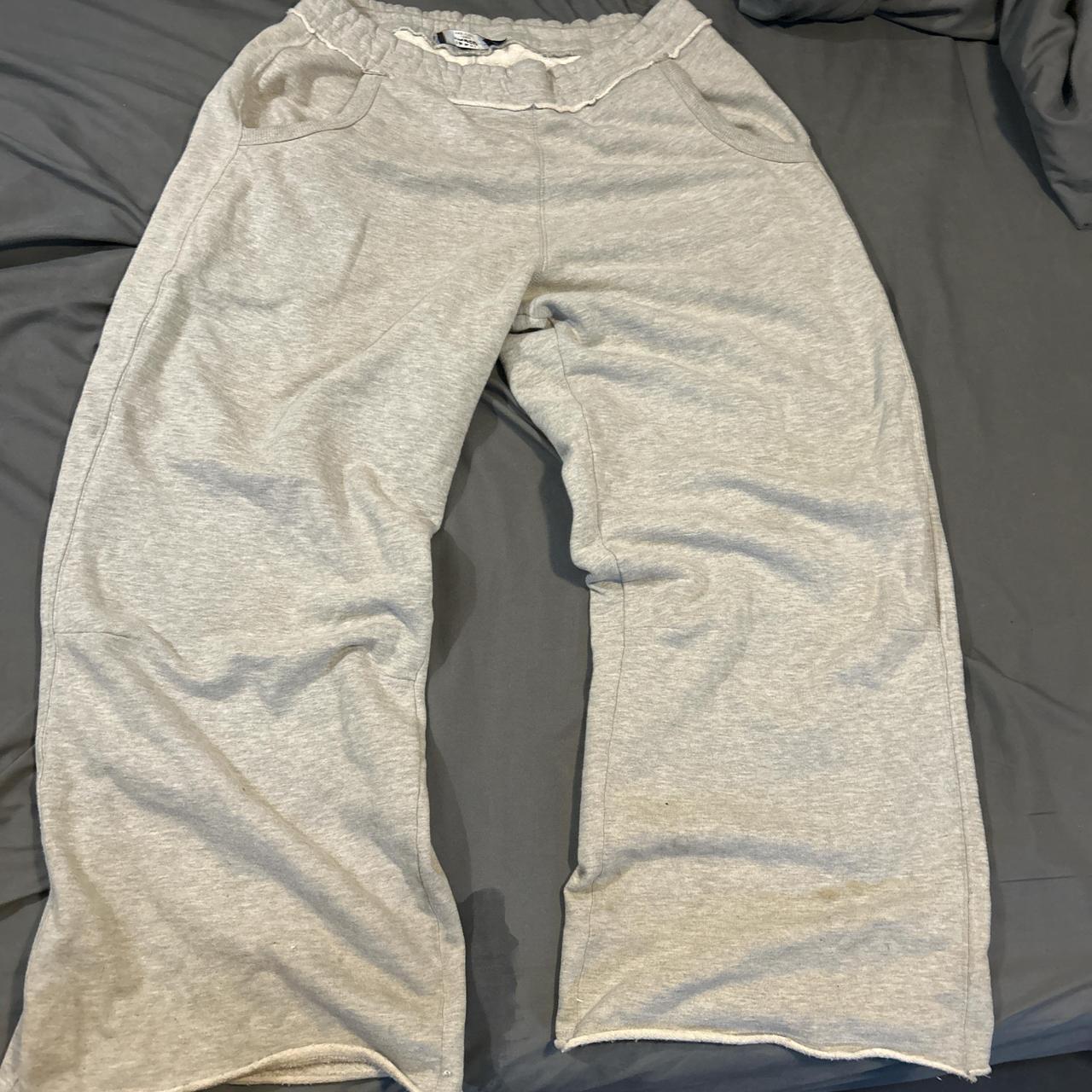 Jaded london baggy grey sweatpants size medium dm... - Depop