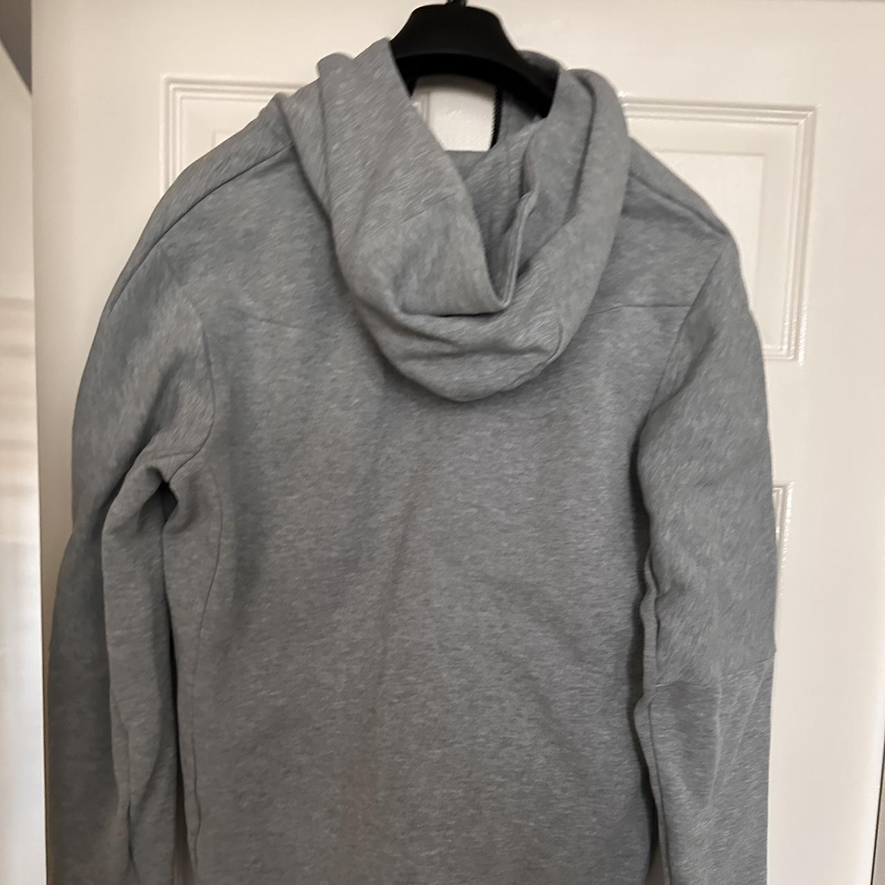 Nike tech grey hoodie Good condition Size medium - Depop