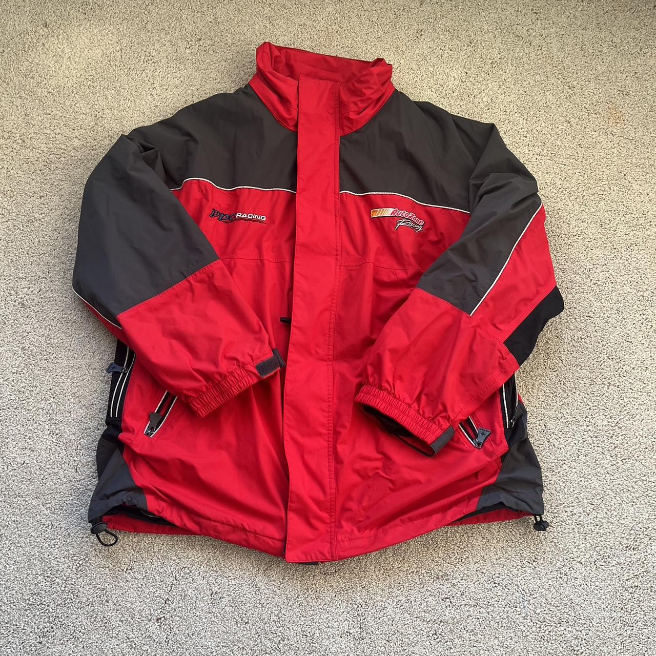 Men's Red and Black Jacket | Depop