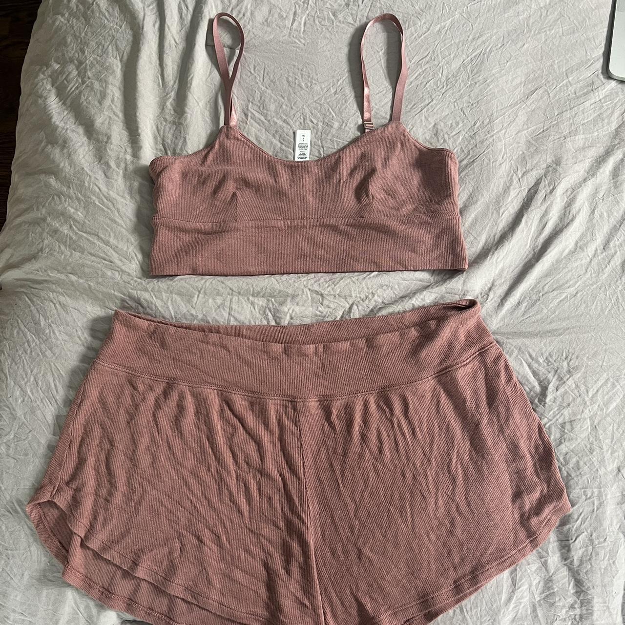 Athleta Women's Pink Pajamas Depop