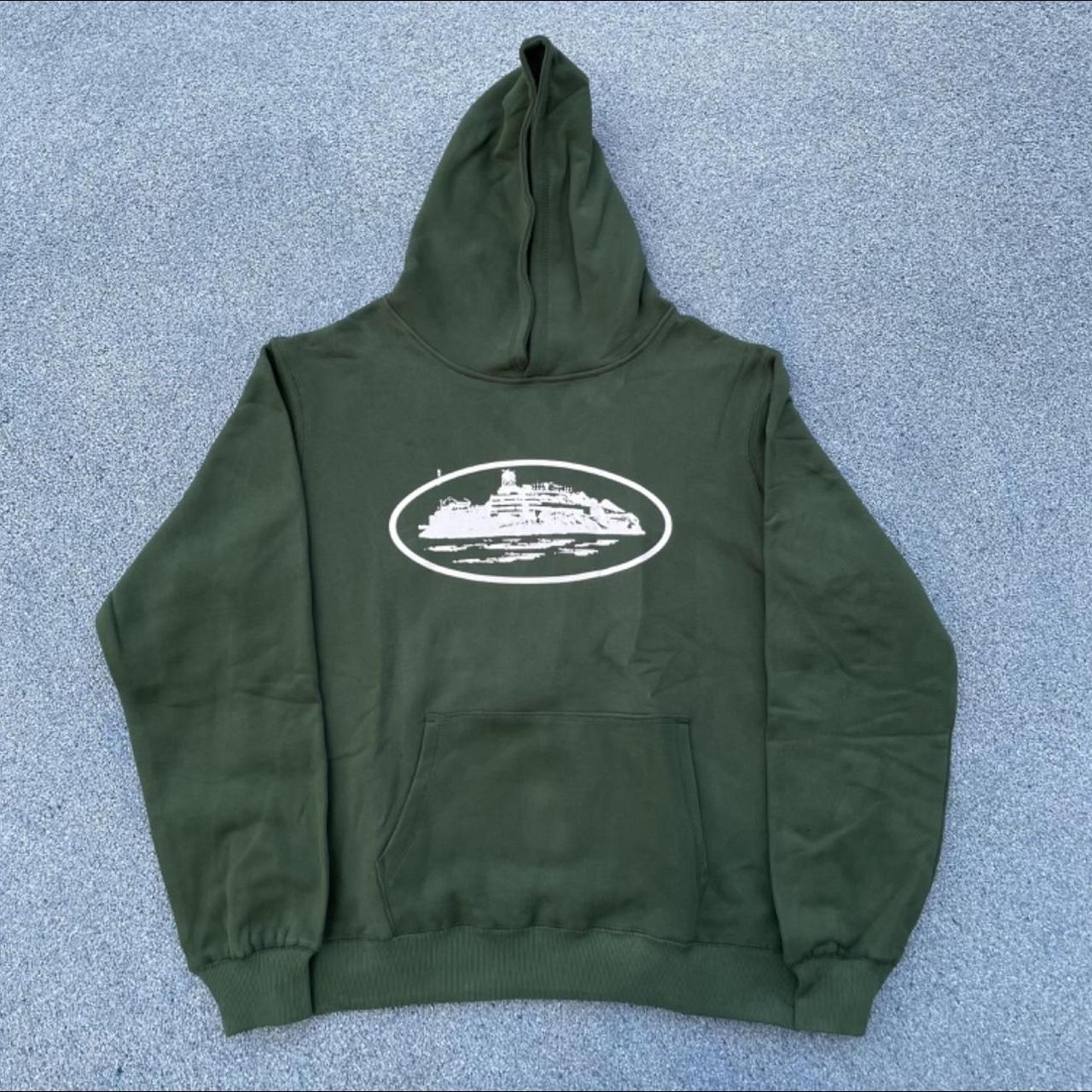 Corteiz green alcatraz hoodie! - Depop