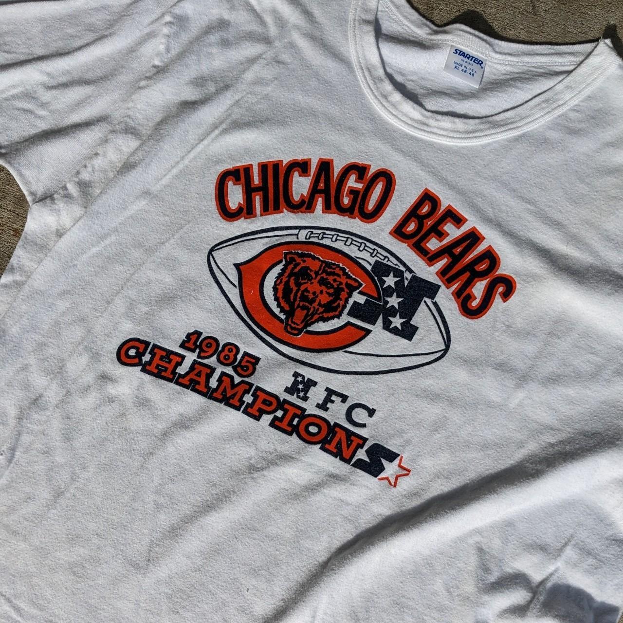 Vintage 1985 NFL Chicago Bears T-shirt Size: Medium - Depop