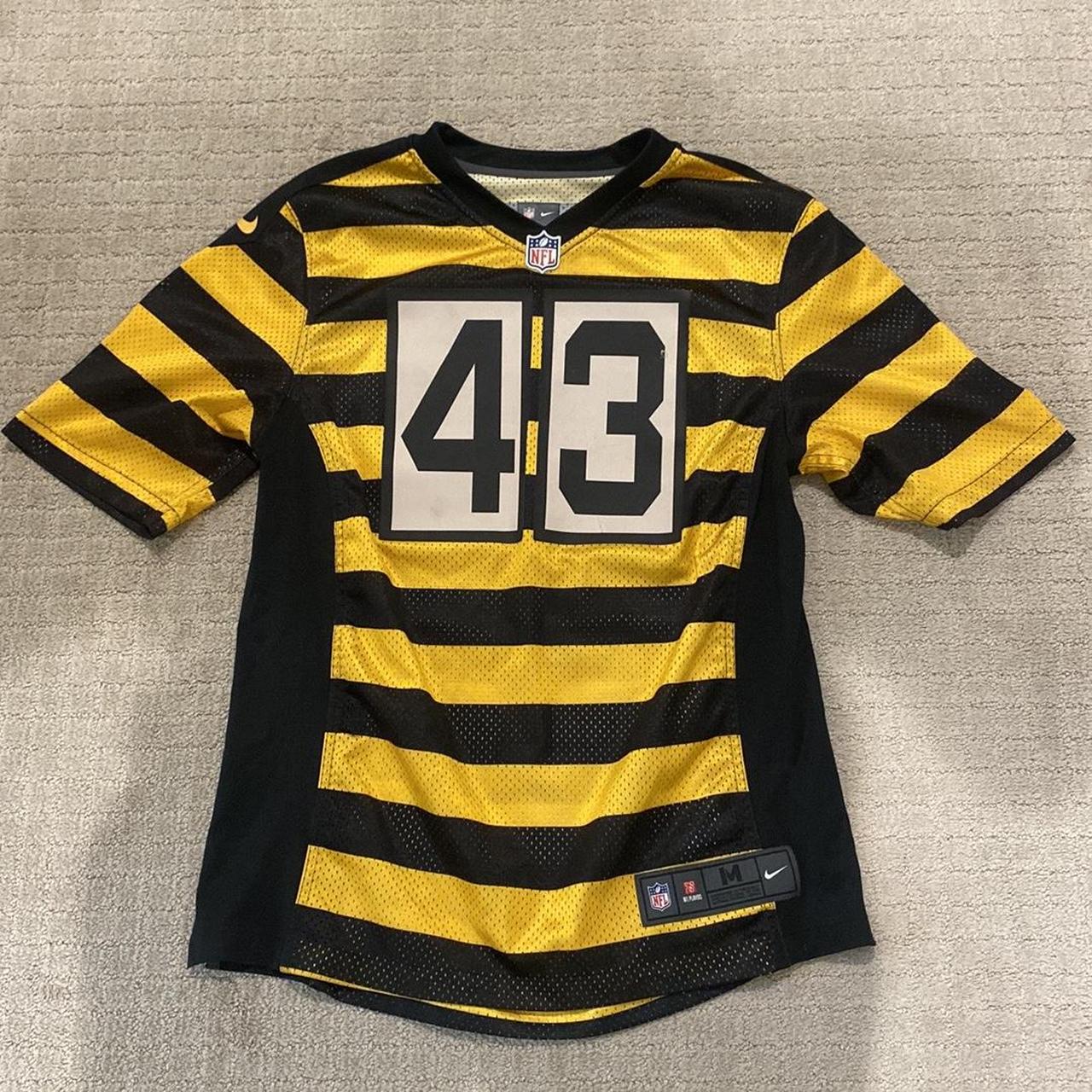 Authentic Troy Polamalu Alternate Jersey Depop   P0 