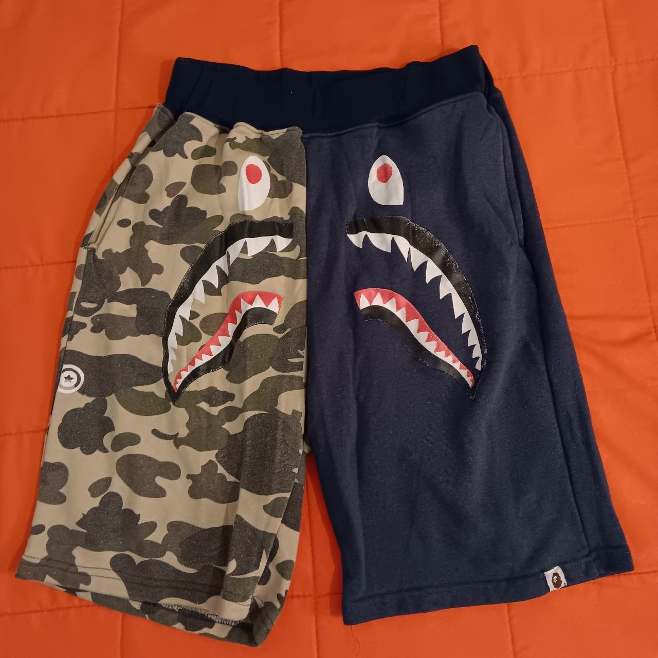 A bathing clearance ape camo shorts